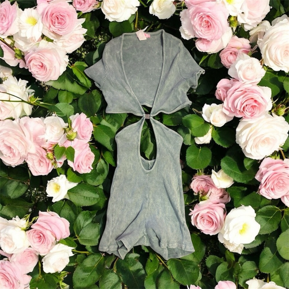 Stylish Green Women's Intimate Romper